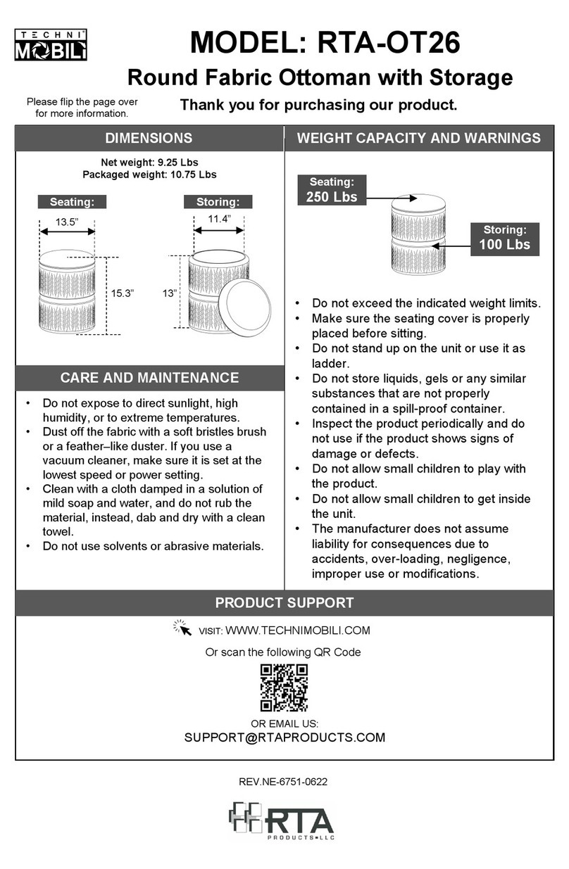 Techni Mobili RTA-OT26 User manual