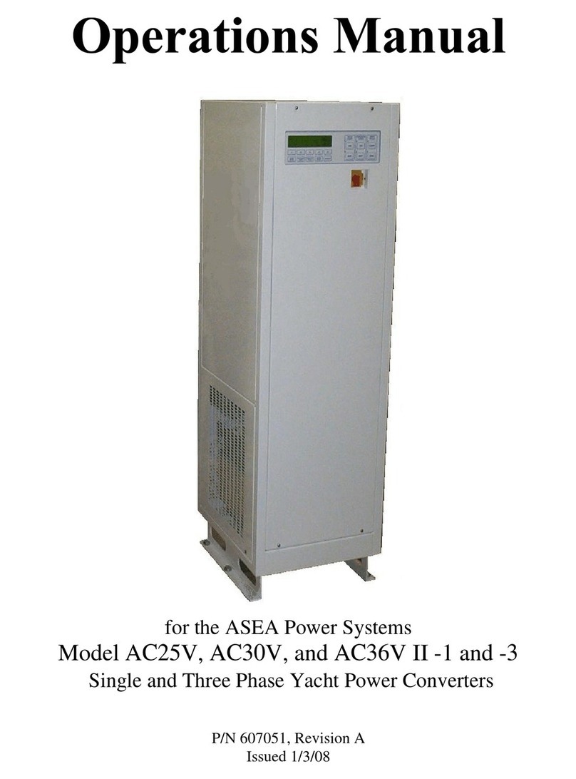 ASEA AC25V Operation manual