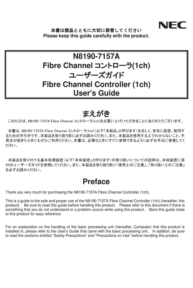 NEC N8190-7157A user guide