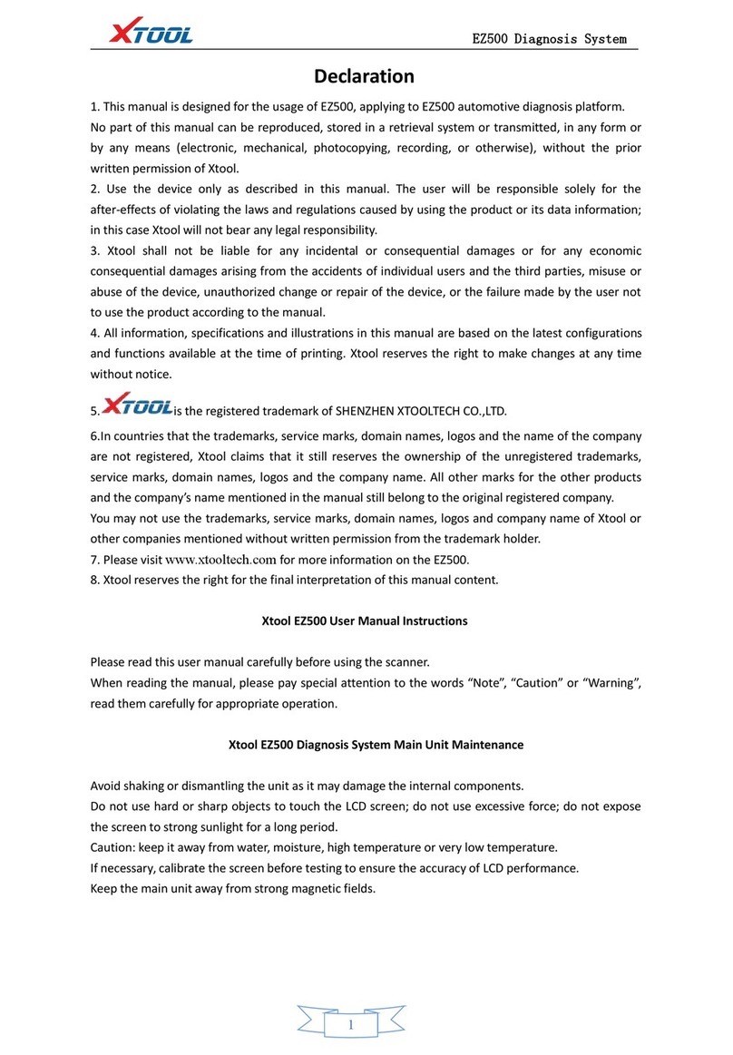 Xtool EZ500 User manual