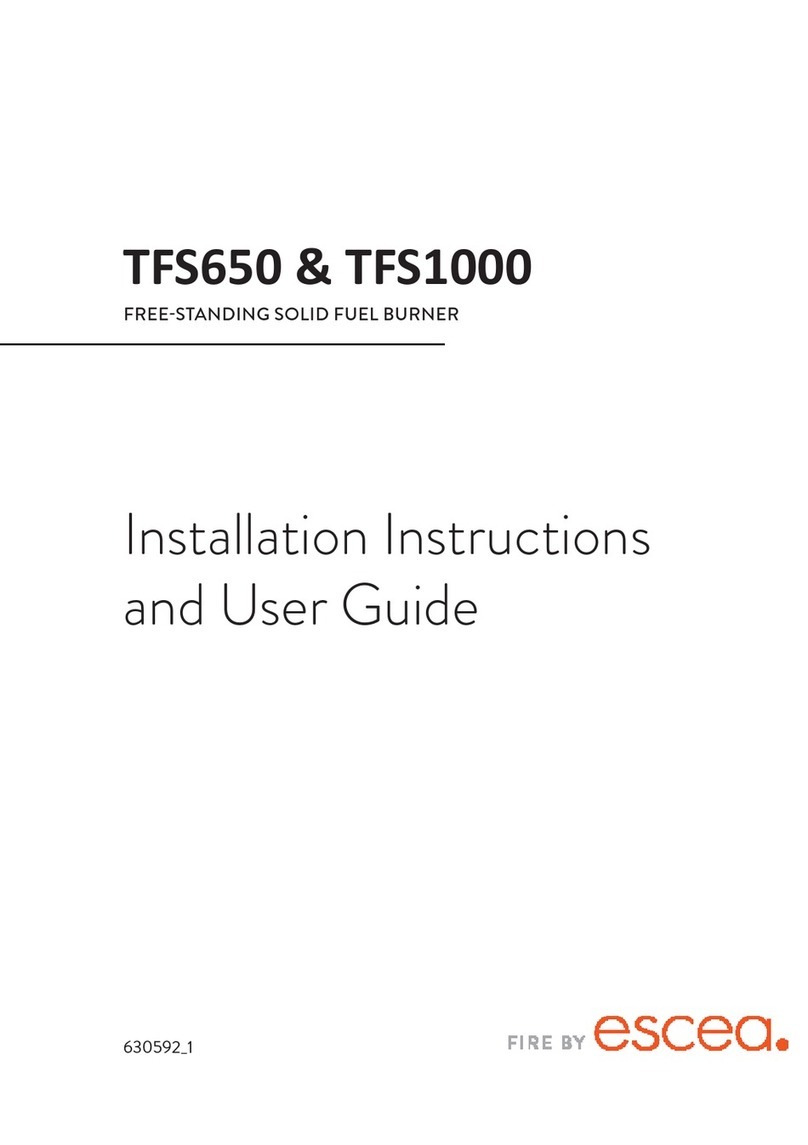Escea TFS Series Installation instructions and user guide