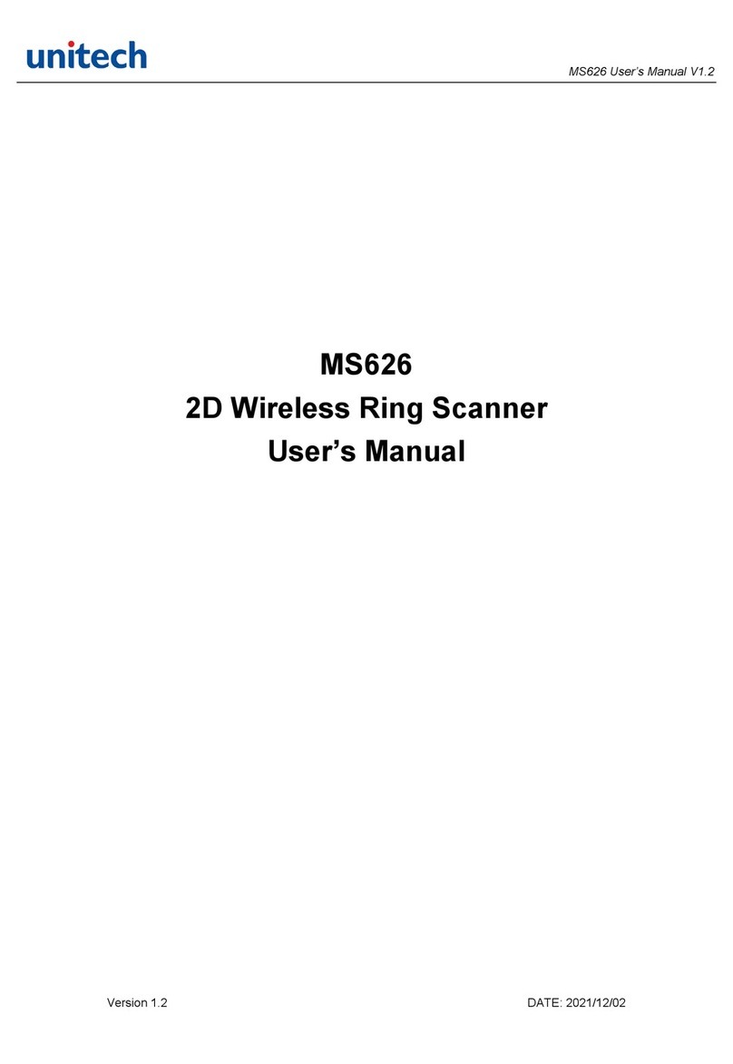 Unitech MS626 User manual