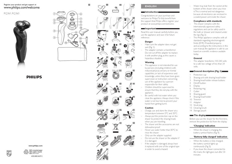 Philips RQ360 user manual