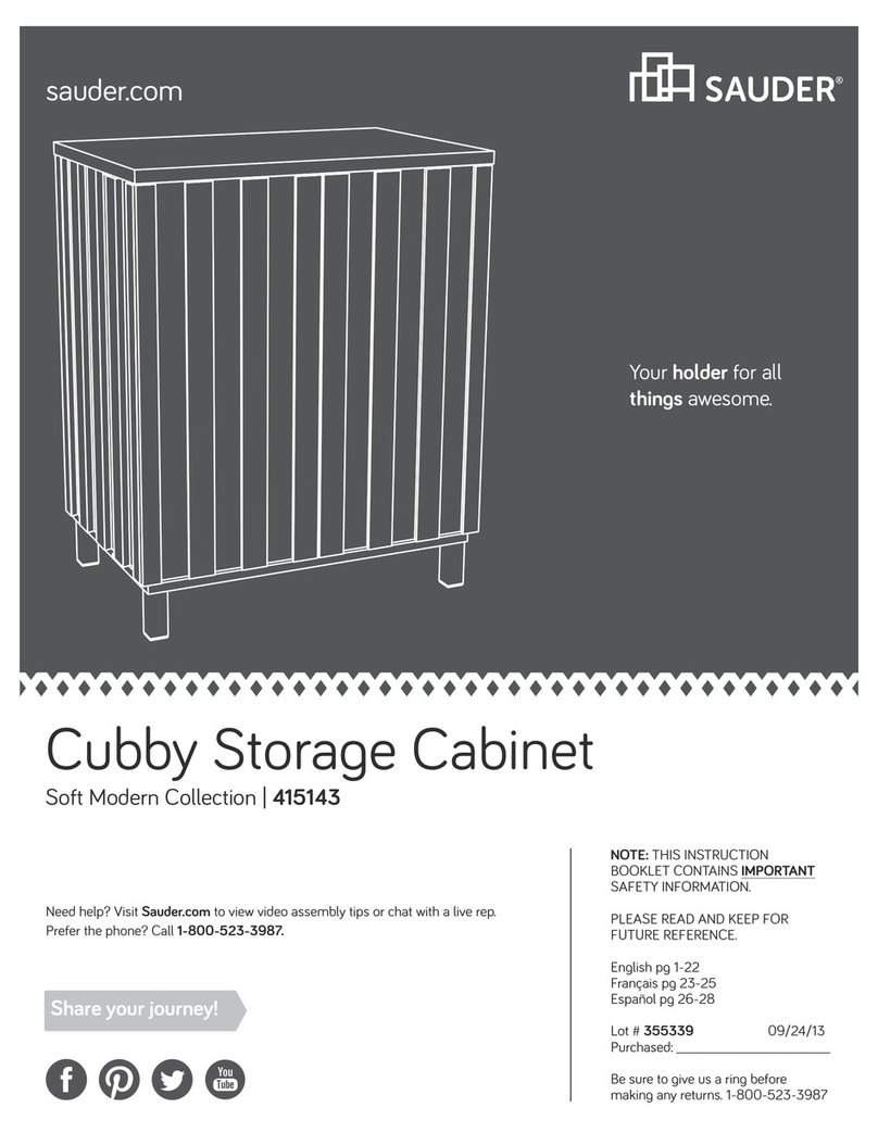 Sauder Soft Modern 415143 manual