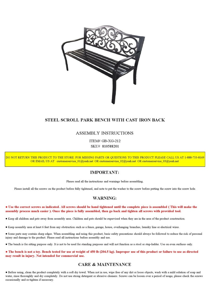 real living GB-XG-212 Assembly instructions
