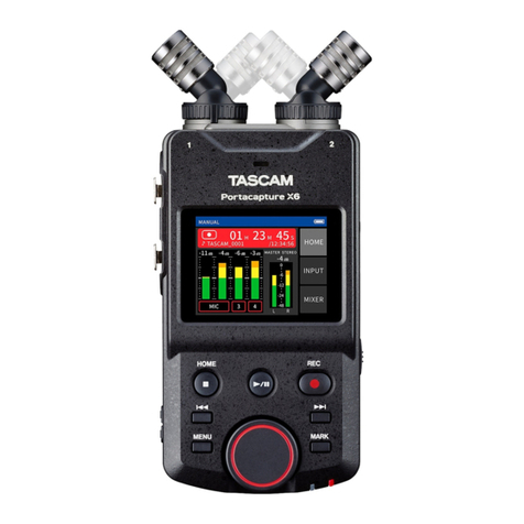 Tascam Portacapture X6 User manual