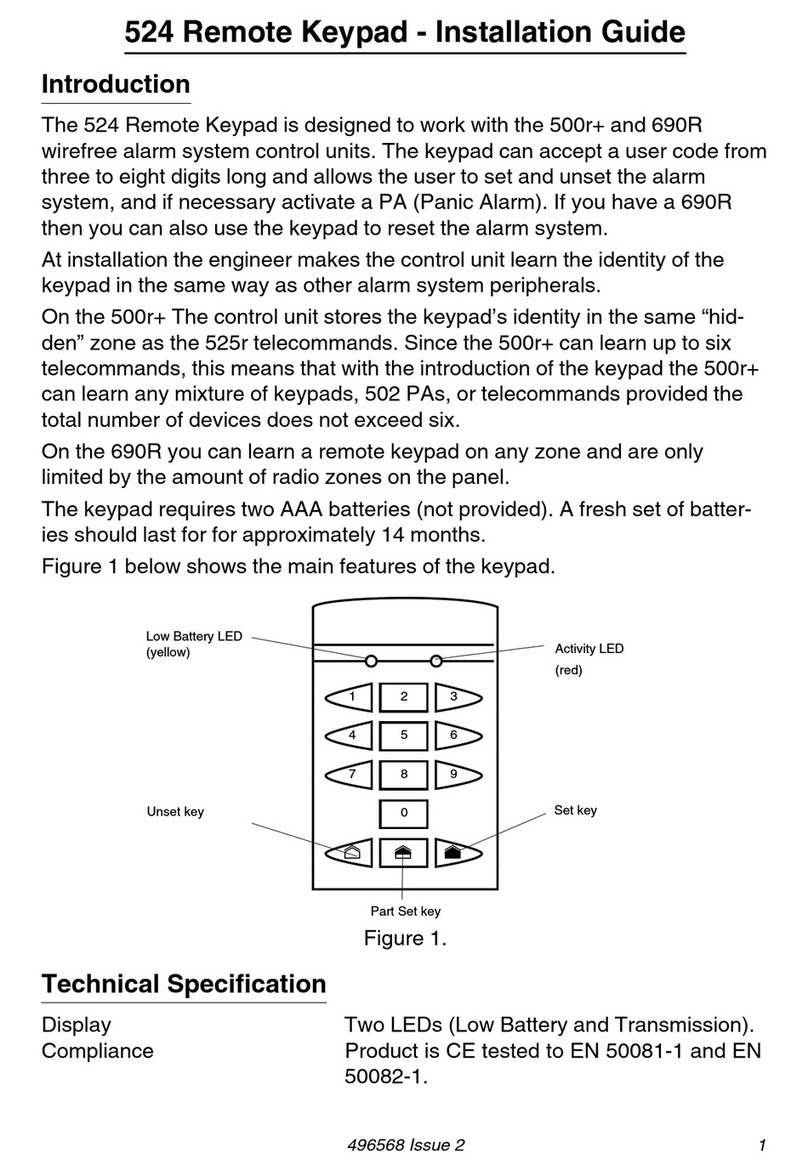 Cooper Scantronic 524 User manual