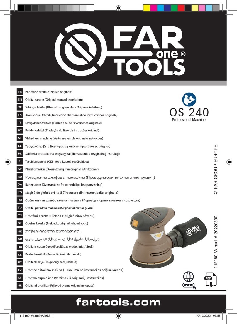 Far Tools one OS 240 Use and care manual
