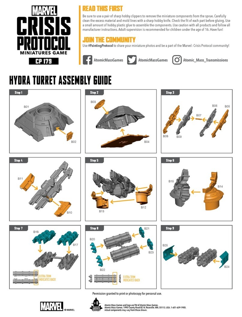 ATOMIC MASS GAMES MARVEL CRISIS PROTOCOL CP 179 manual