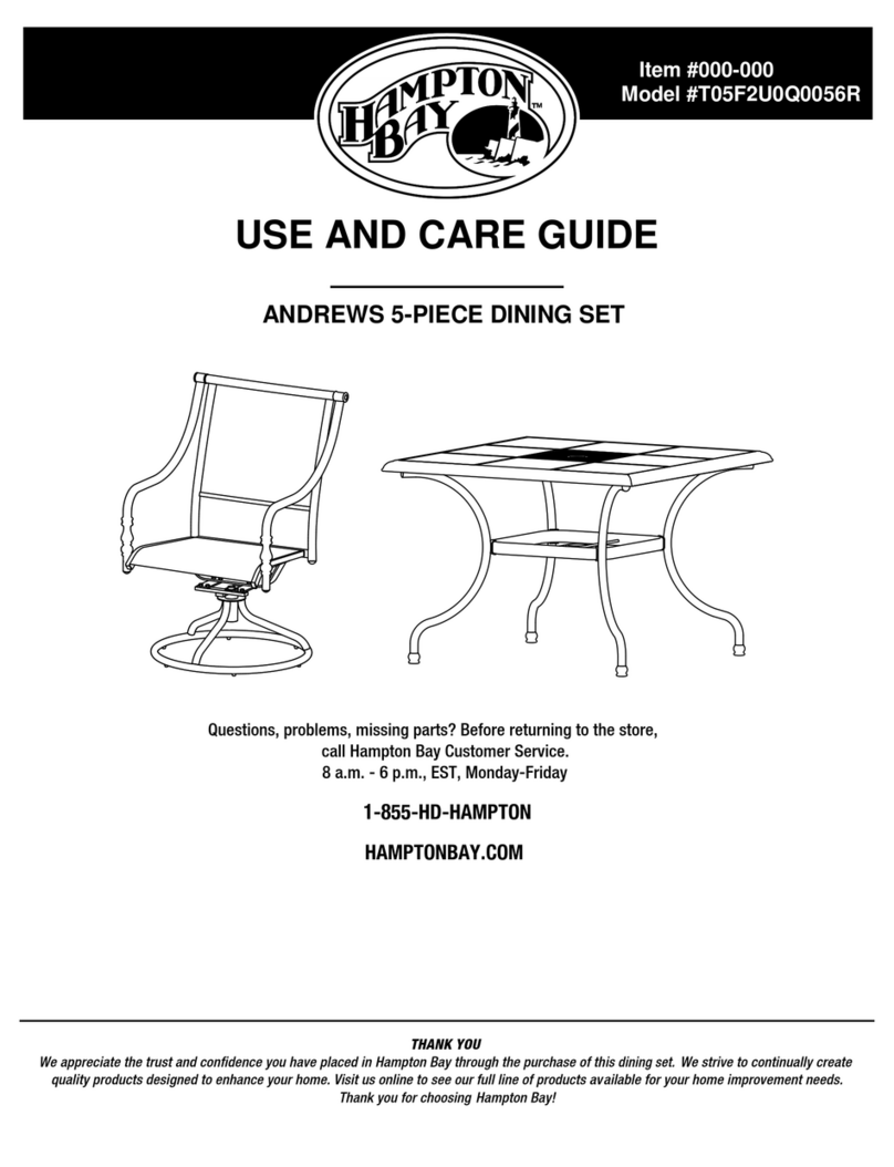 HAMPTON BAY ANDREWS T05F2U0Q0056R User manual