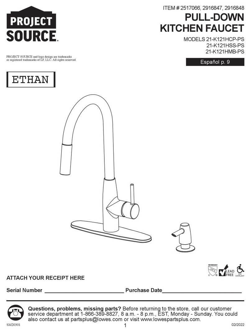 Project Source ETHAN 21-K121HCP-PS manual Project Source ETHAN 21-K121HCP-PS manual