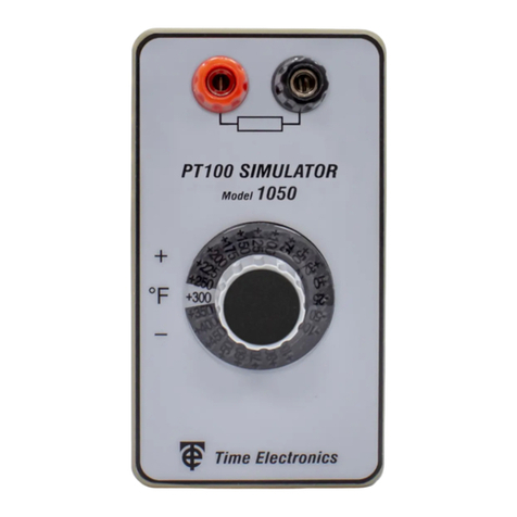 Time Electronics 1050 User manual