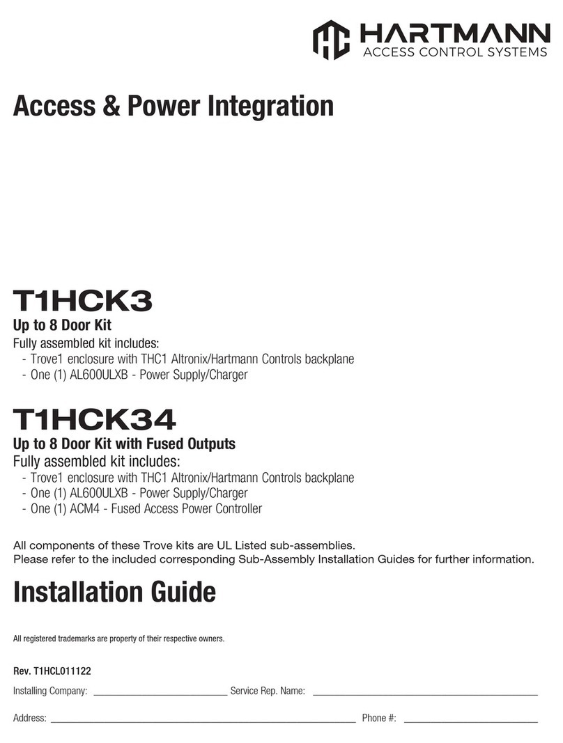 Hartmann T1HCK3 installation guide