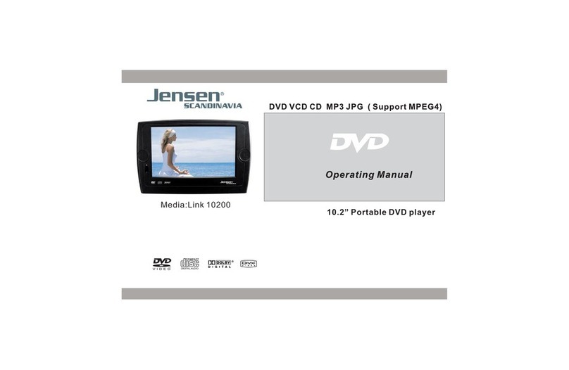 Jensen Media Link 10200 User manual Jensen Media Link 10200 User manual