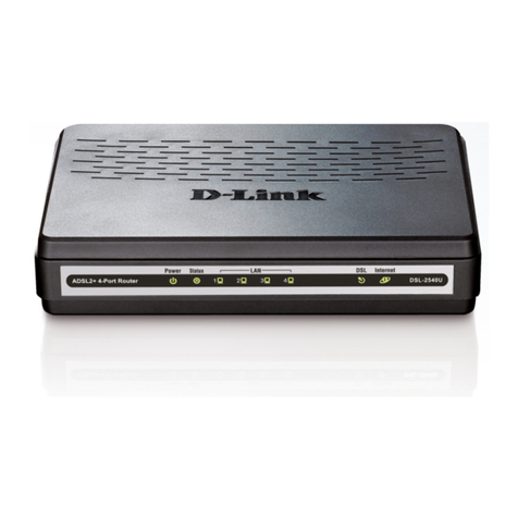 D-Link DSL-2540U User manual