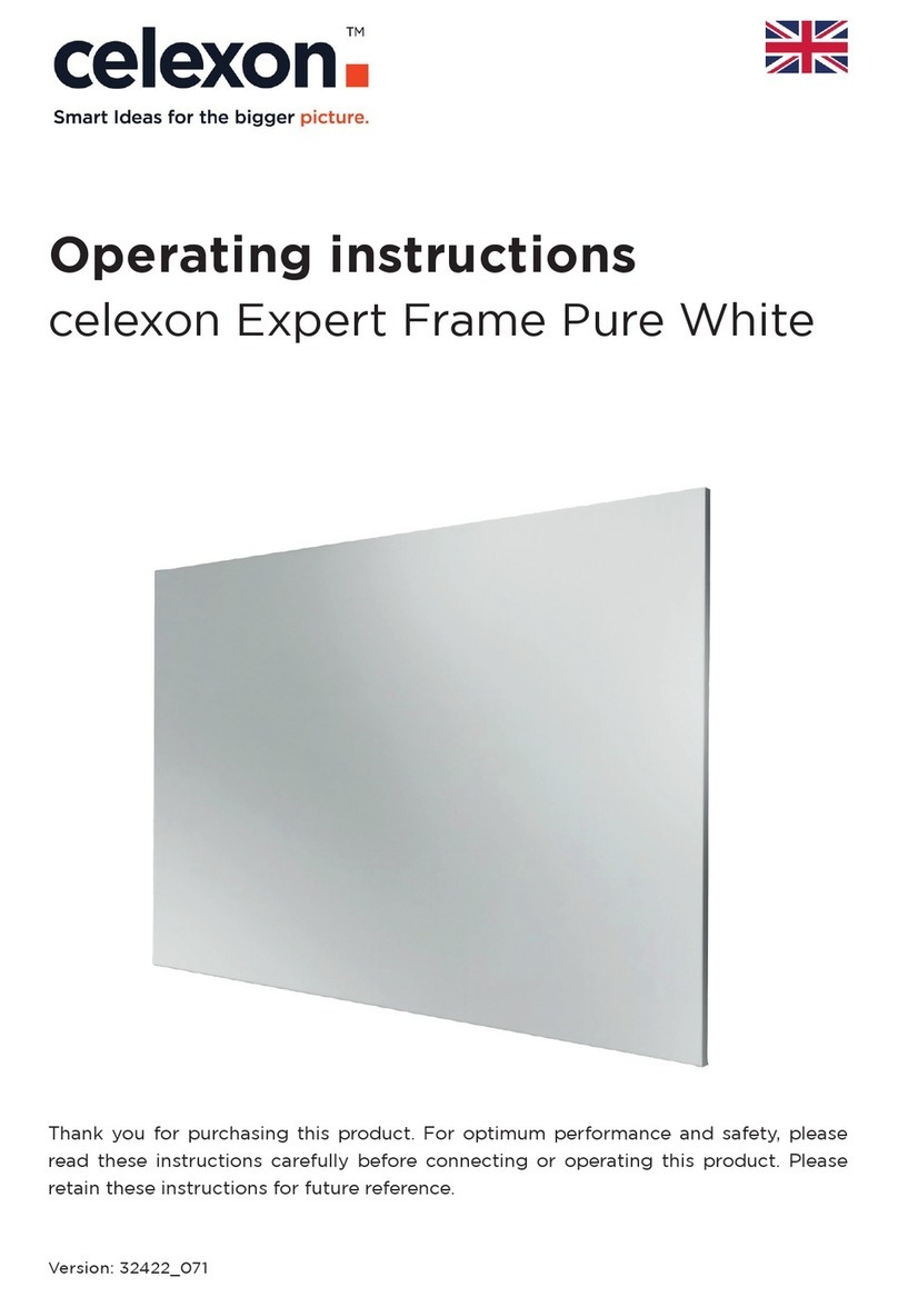 Celexon Expert Pure White User manual