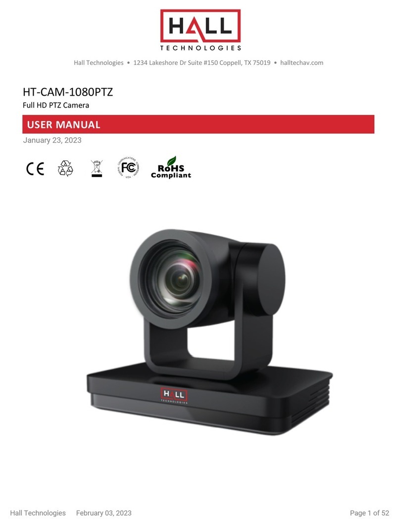 Hall Technologies HT-CAM-1080PTZ user manual