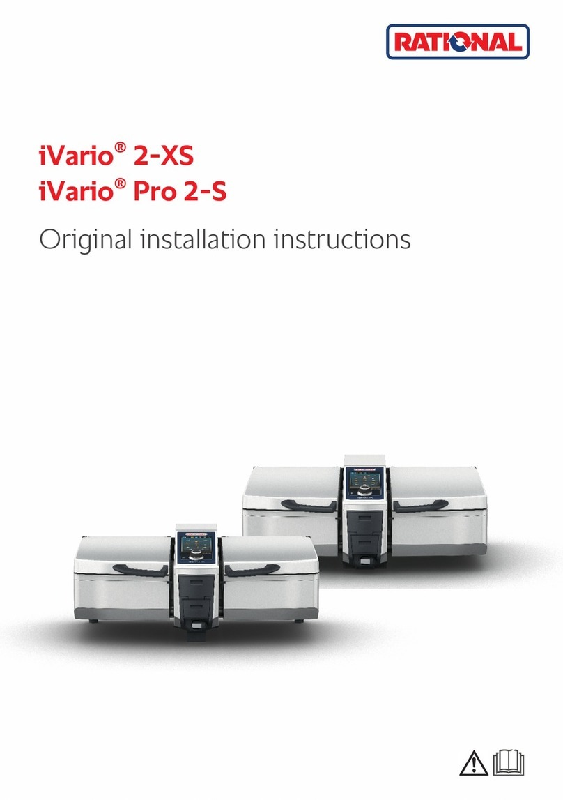 Rational iVario 2-XS Original Installation Instructions