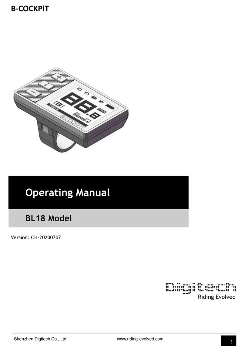 digi-tech B-COCKPiT BL18 User manual digi-tech B-COCKPiT BL18 User manual
