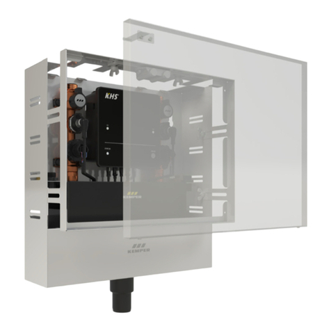 Kemper KHS Hygiene Flush Box PRO Installation and operating instructions