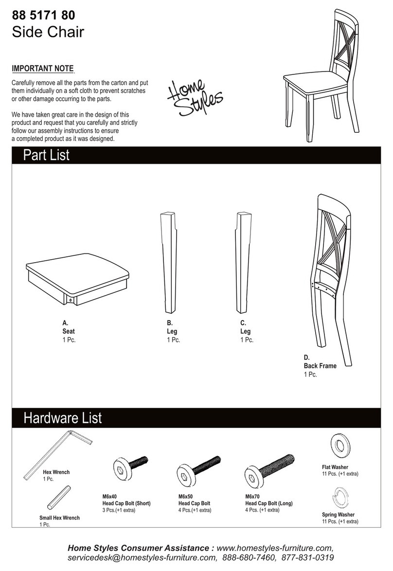 Home Styles 88 5171 80 User manual Home Styles 88 5171 80 User manual