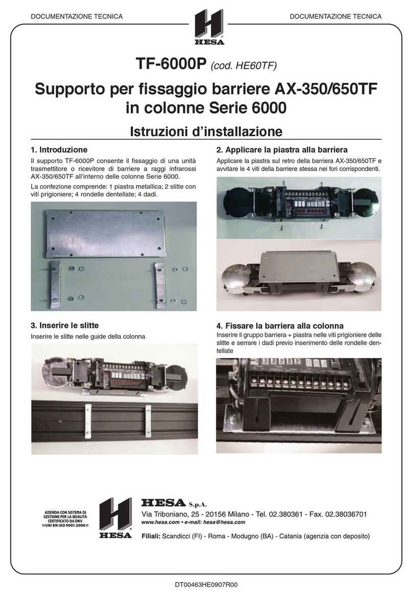 HESA TF-6000P User manual