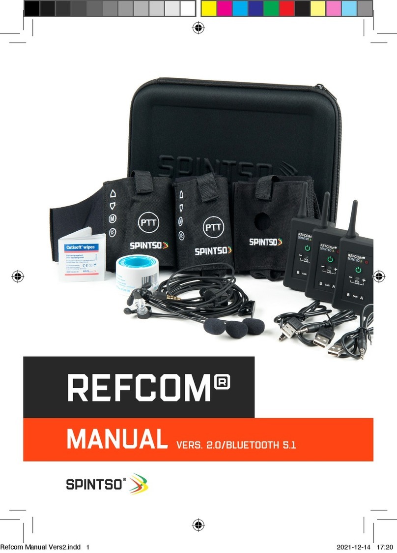 Spintso REFCOM 2-SET manual