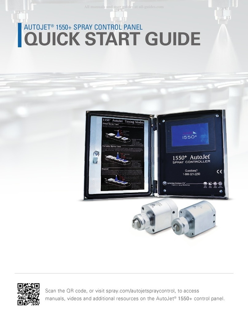 Spraying Systems 1550+ AutoJet User manual