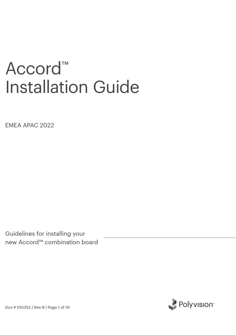 PolyVision Accord User manual