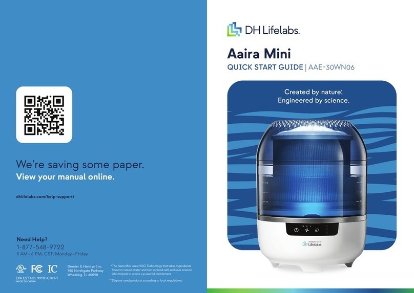 DH Lifelabs Aaira Mini quick start guide