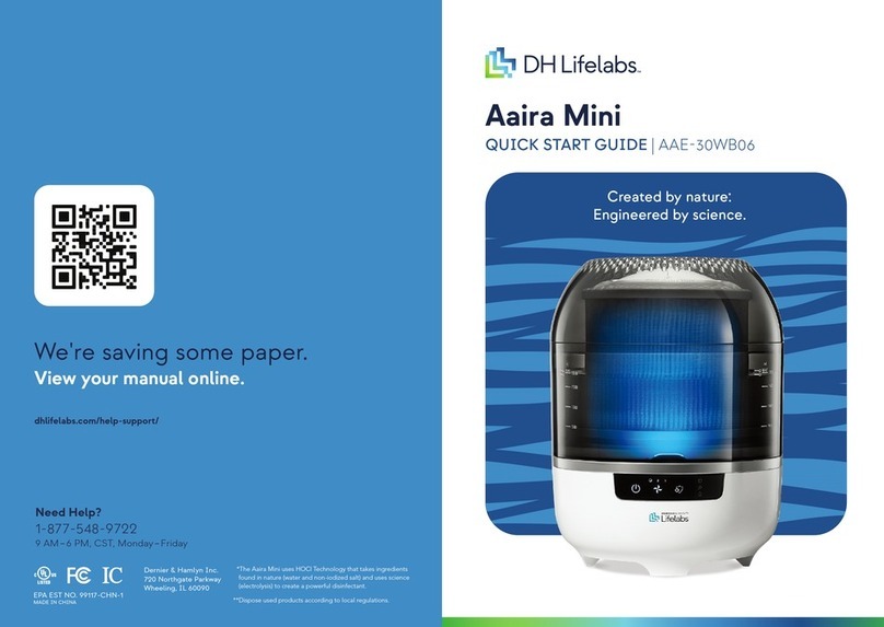 DH Lifelabs Aaira Mini quick start guide