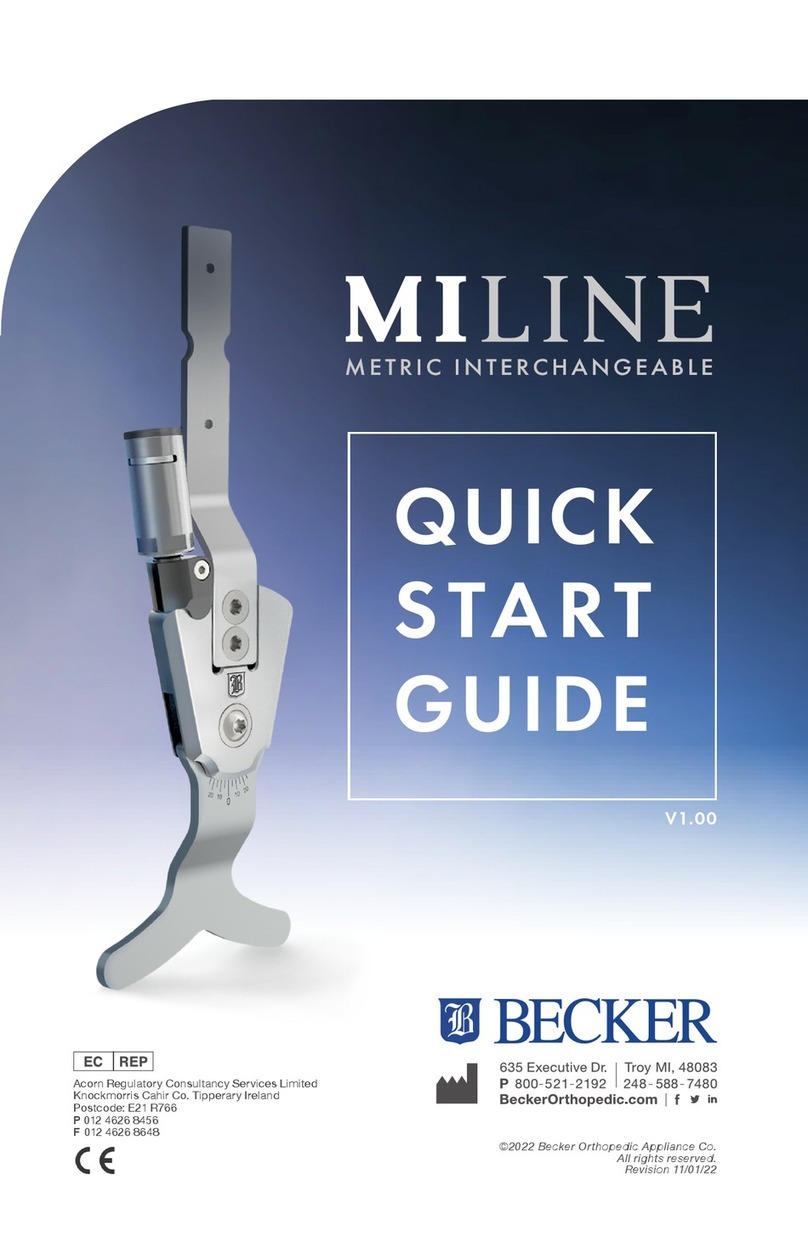 Becker MILINE User manual