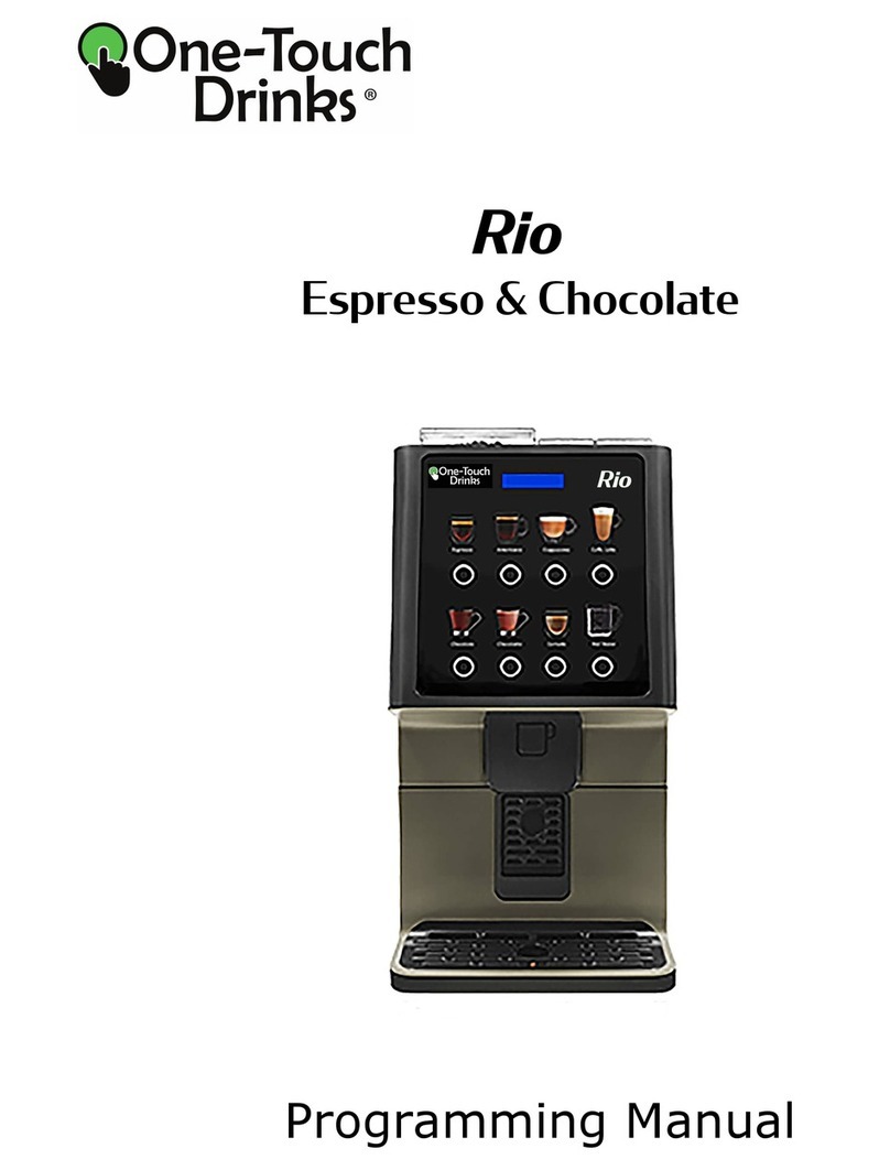 One-Touch Drinks Rio Owner's manual