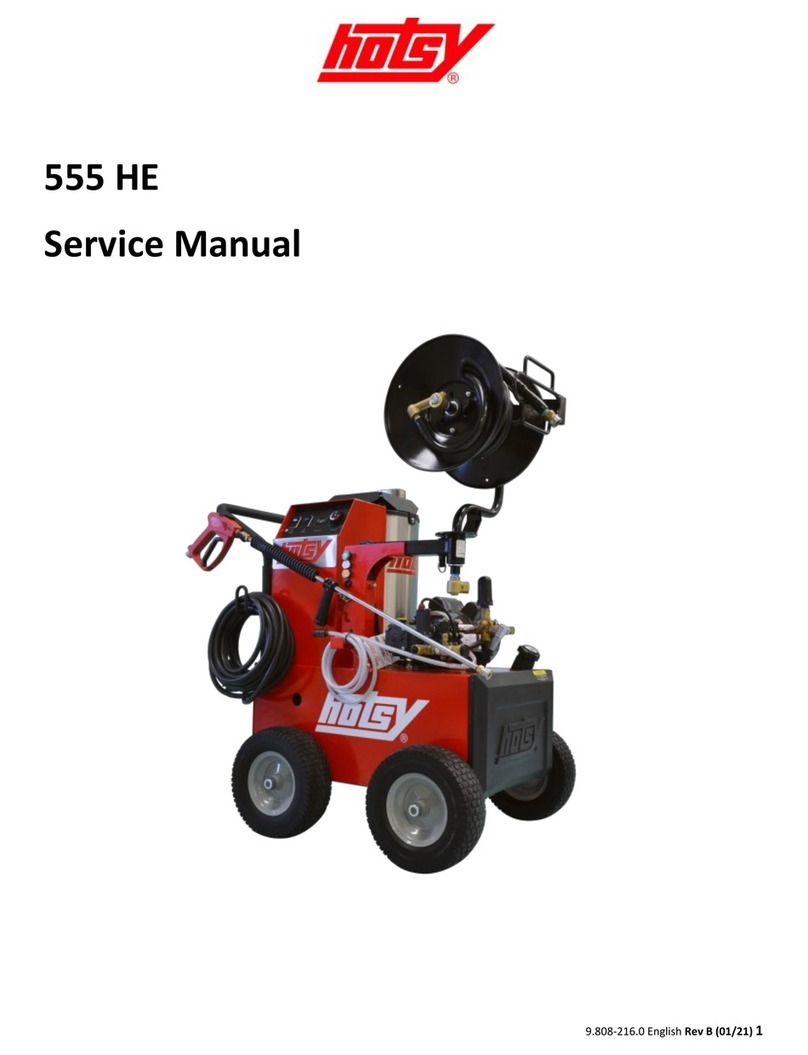 Hotsy 555 HE Service manual