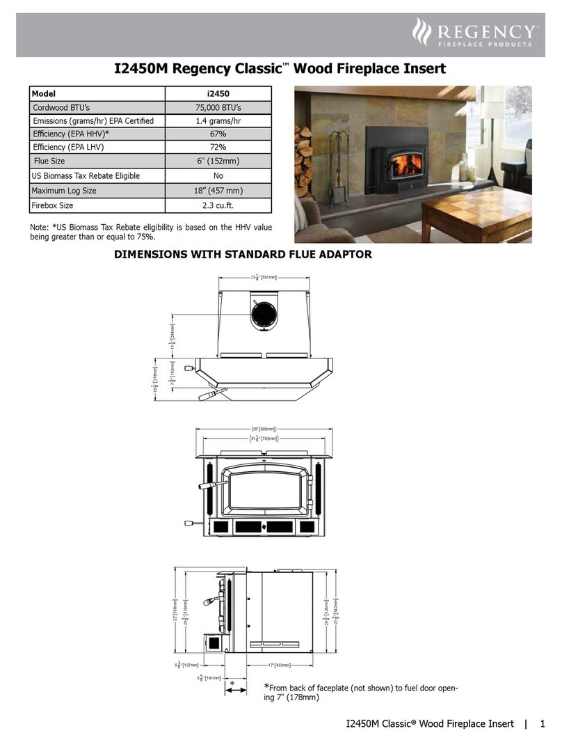 Regency Classic i2450 User manual