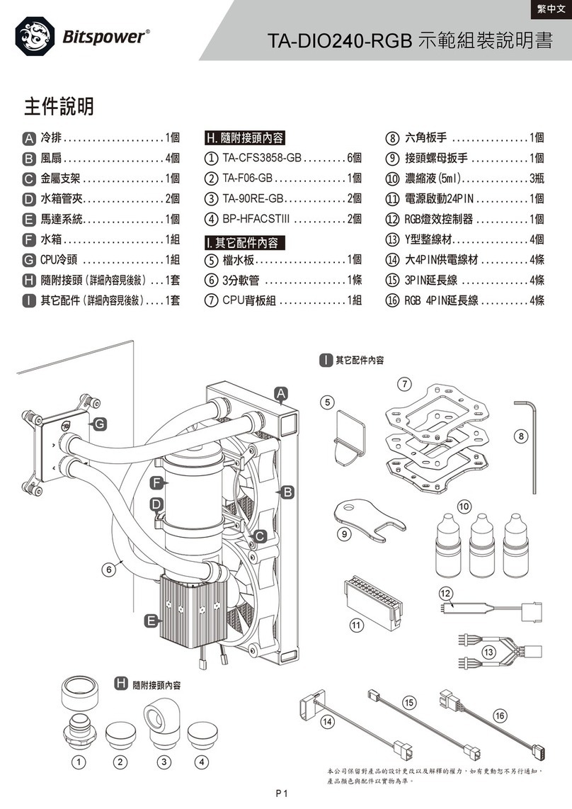 Bitspower TA-DIO240-RGB manual