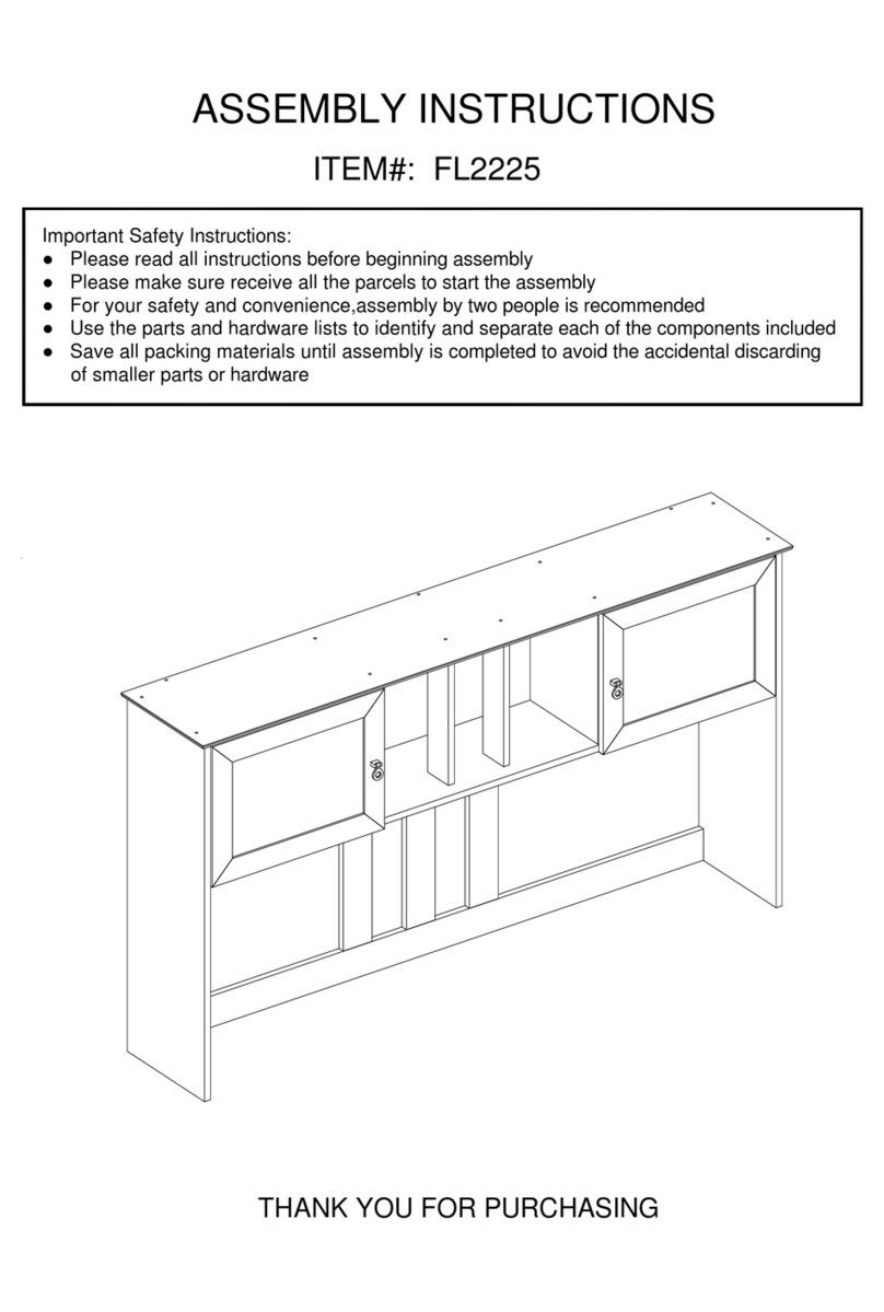 overstock FL2225 Assembly instructions