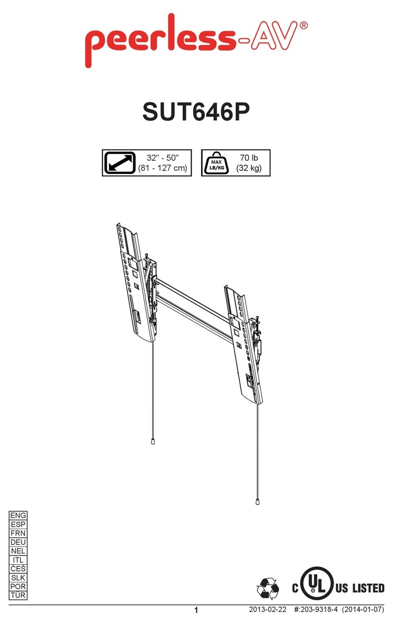 peerless-AV SUT646P User manual