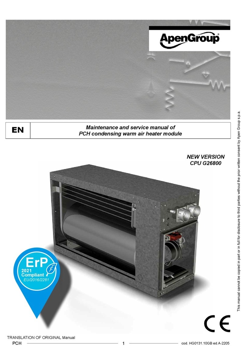 ApenGroup PCH Series Maintenance and service manual