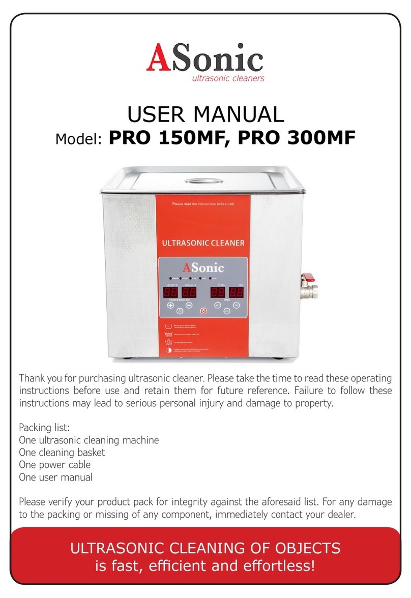 ASONIC PRO 150MF user manual