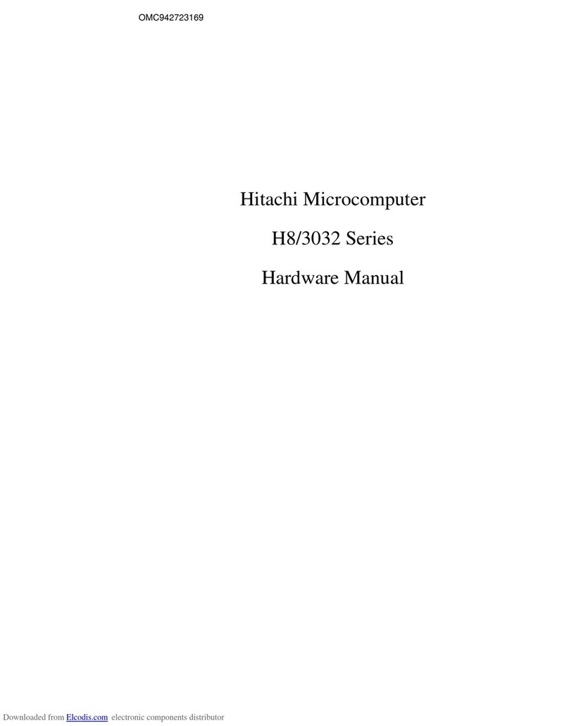 Hitachi H8/3032 Series Hardware manual