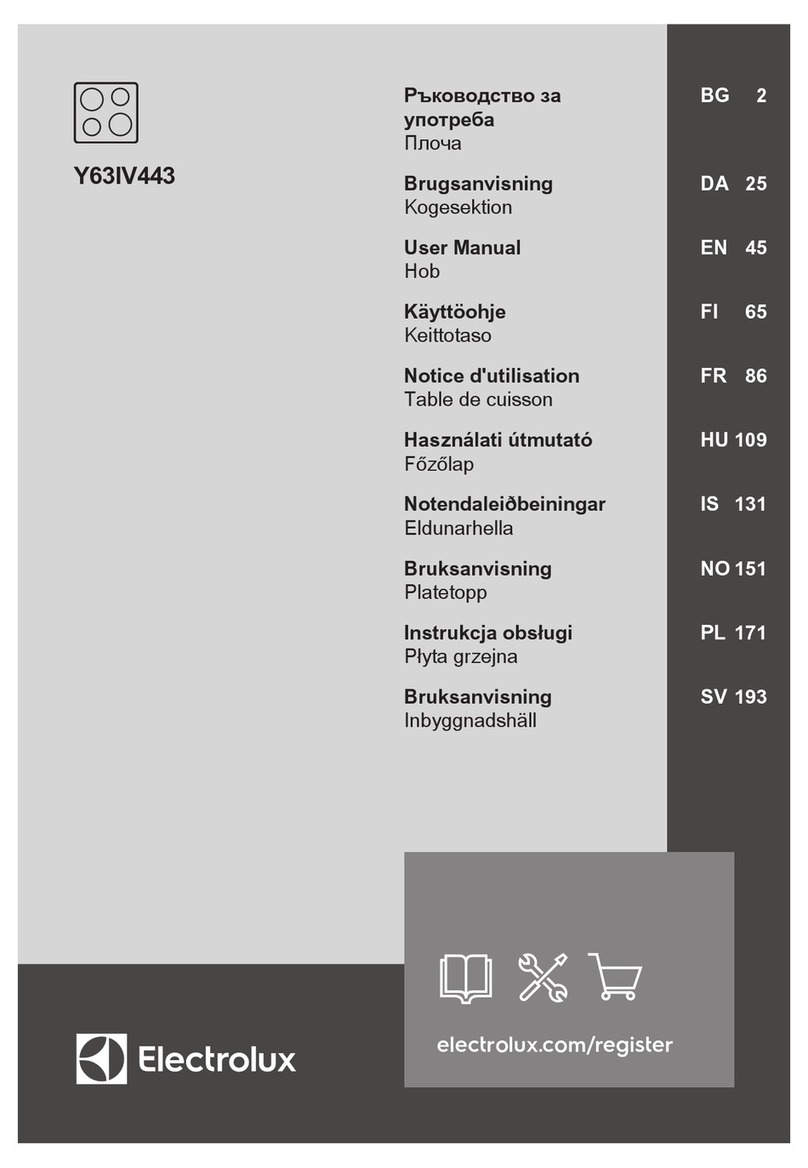 Electrolux Y63IV443 User manual