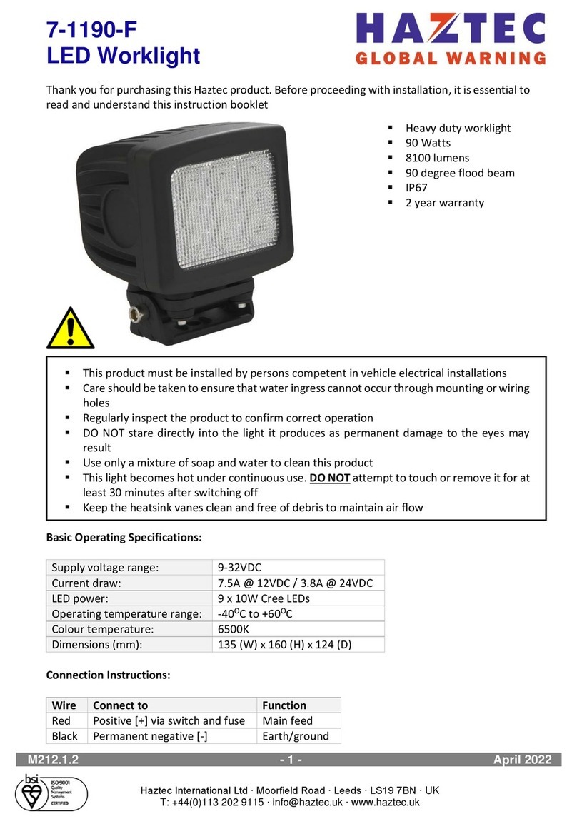 Haztec 7-1190-F manual