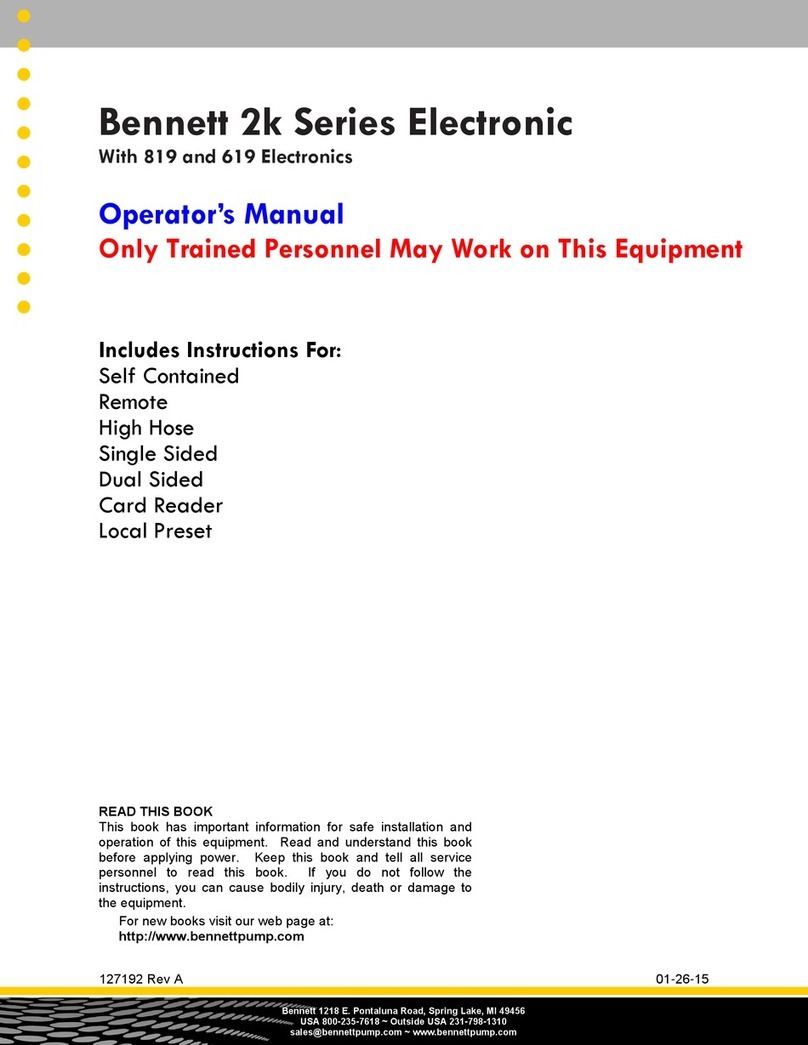 Bennett 2k Series User manual