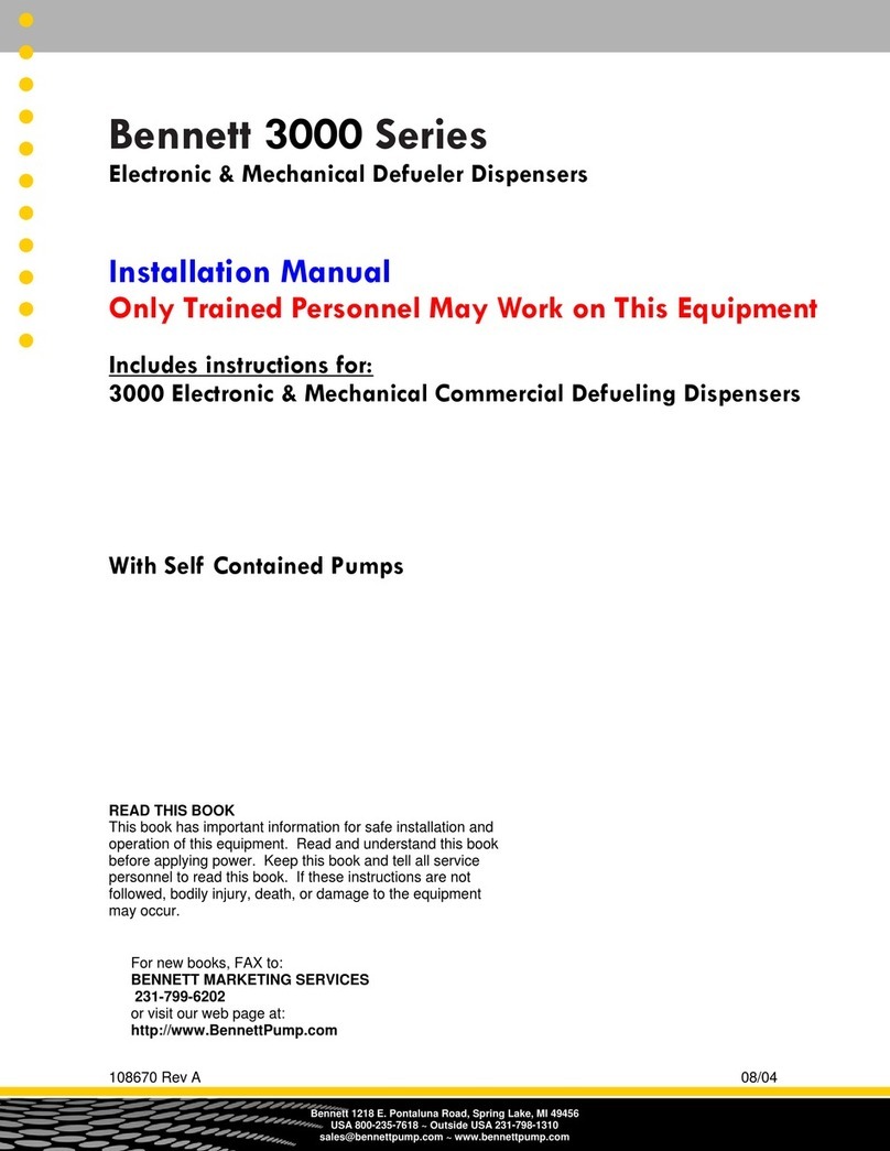 Bennett 3000 Series User manual