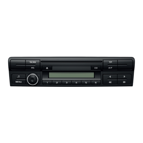Skoda Radio Blues owner's manual
