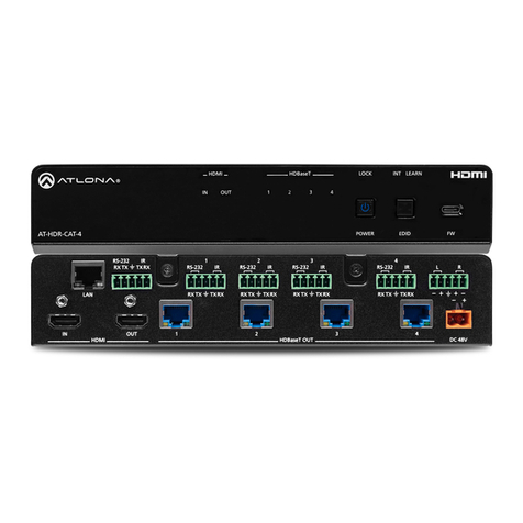 Panduit ATLONA AT-HDR-CAT-4 installation guide