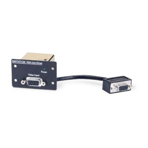 Extron electronics DAV101CM Series Setup guide Extron electronics DAV101CM Series Setup guide