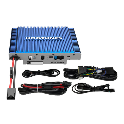 Hogtunes Quadcast QC475-RM User manual