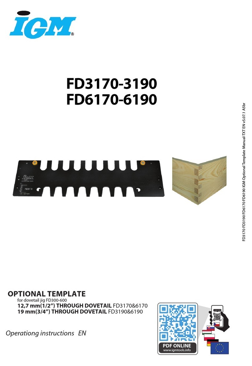 IGM FD3170 Operationg instructions